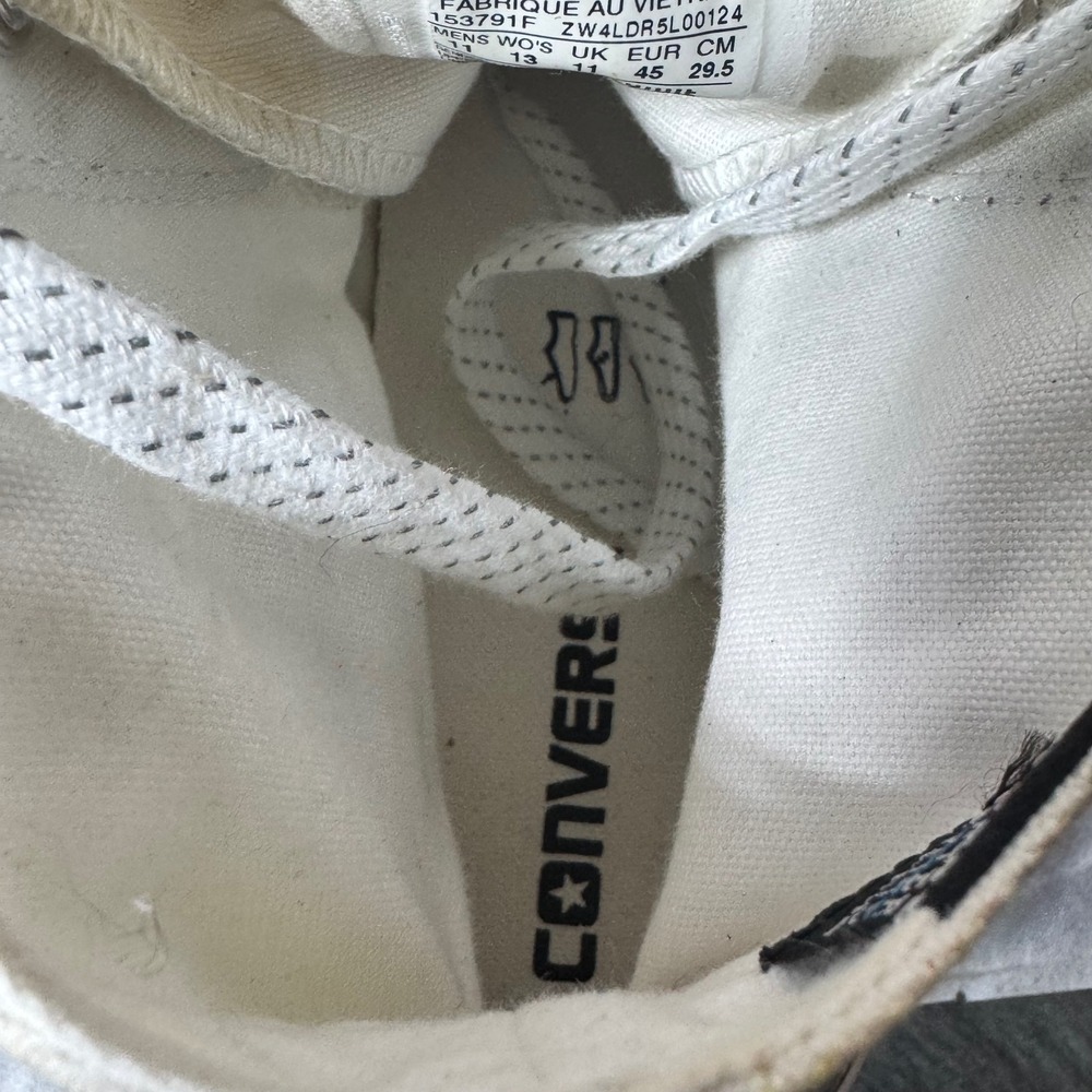Converse Chuck Taylor All Star High Top Unisex 11 Mens 13 Womens White Graphic - Picture 6 of 6